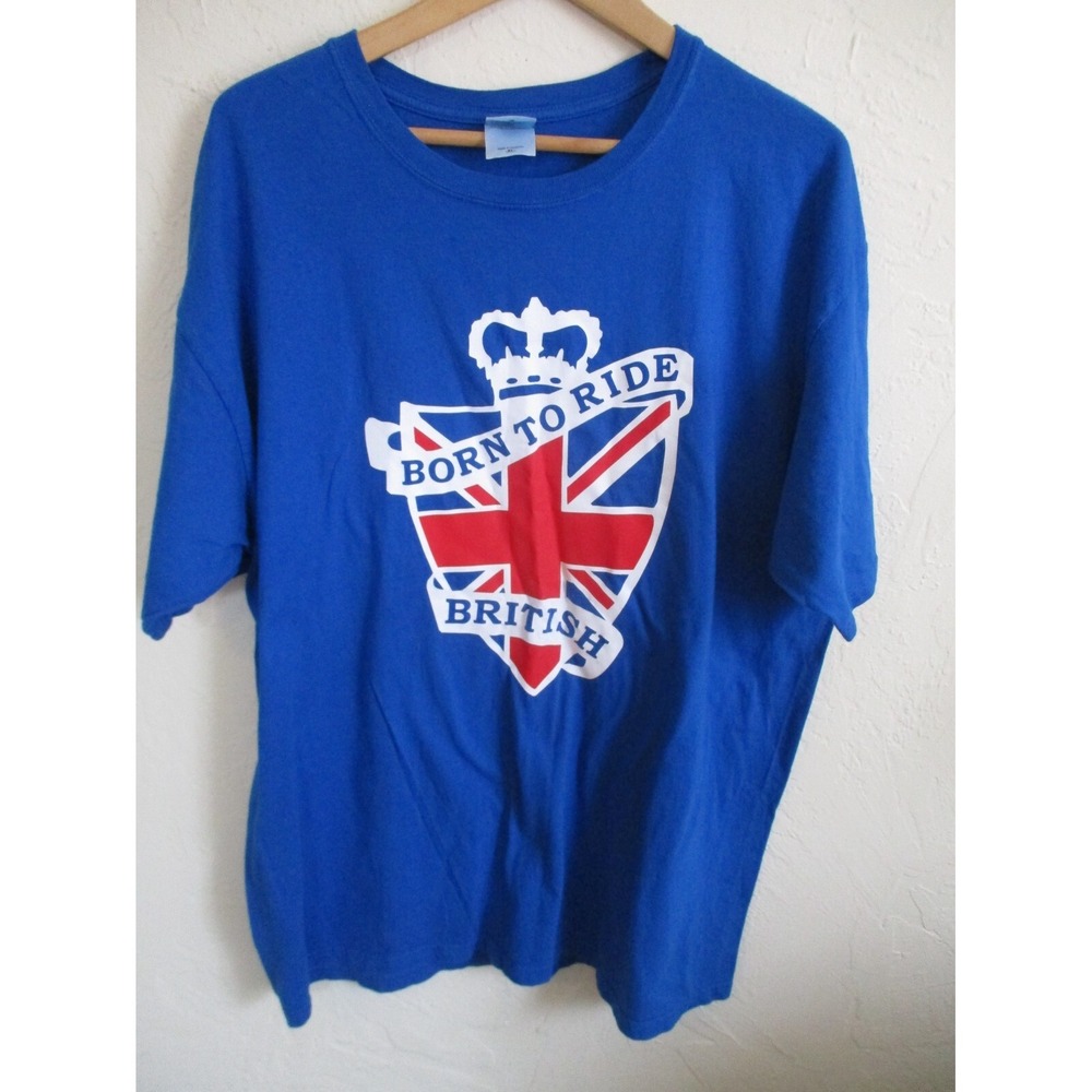 Born To Ride British T Shirt Size XL